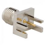 Conector RF SMA PCB End Launch Jack 50 Ohm (Jack, Hembra) L14.3mm